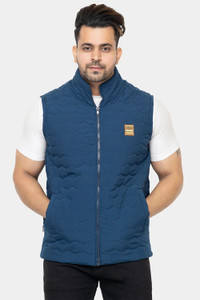 STYLOPLEX Sleeveless Solid Men Jacket