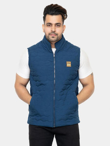 STYLOPLEX Sleeveless Solid Men Jacket