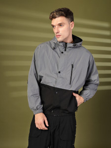 CHKOKKO Full Sleeve Colorblock Men Jacket