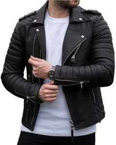 Black Leather Jacket - Buy Black Leather Jacket online at Best Prices ...