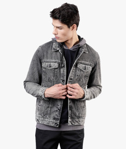 LOCOMOTIVE Full Sleeve Washed Men Jacket