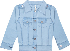 Clothify Full Sleeve Solid Girls Jacket