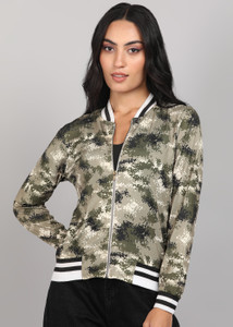 METRONAUT Full Sleeve Camouflage Women Jacket