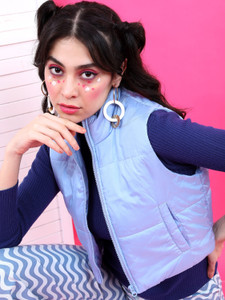 Tokyo Talkies Sleeveless Colorblock Women Jacket