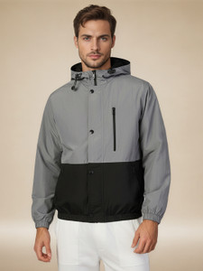 CHKOKKO Full Sleeve Colorblock Men Jacket