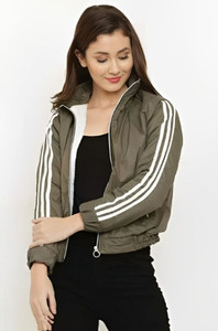 Hiba Full Sleeve Striped Women Jacket