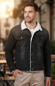 NUEVOSPORTA Full Sleeve Washed Men Denim Jacket