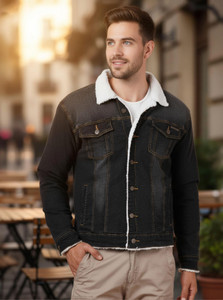 NUEVOSPORTA Full Sleeve Washed Men Denim Jacket