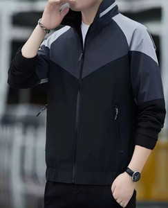 HouseOfCommon Full Sleeve Colorblock Men Jacket