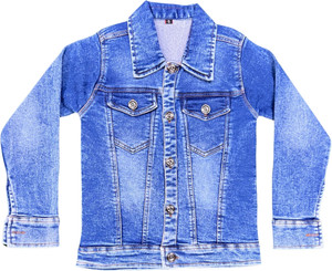 KILLER Full Sleeve Washed Boys & Girls Denim Jacket