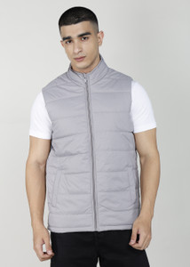 Breil By Fort Collins Sleeveless Self Design Men Jacket