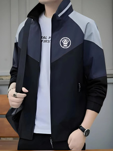 HouseOfCommon Full Sleeve Colorblock Men Jacket