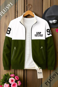 Plus91 Full Sleeve Colorblock Men Jacket