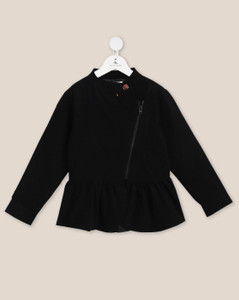 Cherry Crumble by Nitt Hyman Full Sleeve Solid Girls Jacket