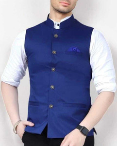 NTC STORE Sleeveless Solid Men Jacket