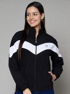 eWools Full Sleeve Striped, Colorblock Women Jacket