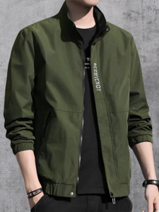Rozebee Full Sleeve Solid Men Jacket