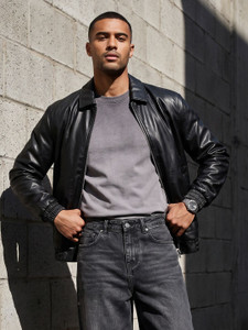 Roadster Men Solid Bomber Jacket - Image 1