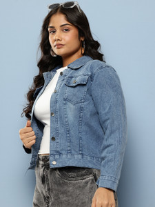 Aarika Full Sleeve Solid Women Denim Jacket