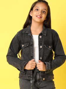 V-MART Full Sleeve Solid Girls Jacket