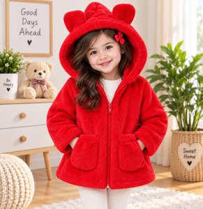 NewGenFashion Full Sleeve Solid Girls Jacket