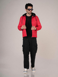 Vzoxot Full Sleeve Solid Men Jacket