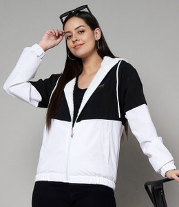 eWools Full Sleeve Colorblock Women Jacket