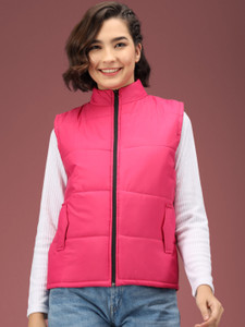 KOTTY Sleeveless Solid Women Jacket