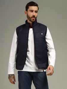 METRONAUT Sleeveless Self Design Men Jacket