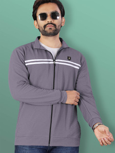 VeBNoR Full Sleeve Striped Men Jacket