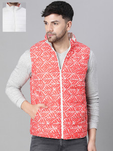 OXOLLOXO Sleeveless Printed Men Jacket