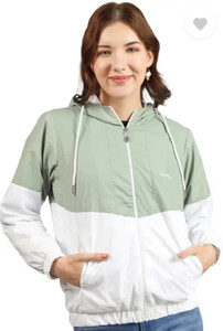 LEXREX Full Sleeve Solid, Colorblock Women Jacket