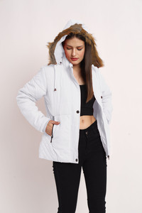 SLC Full Sleeve Solid Women Jacket