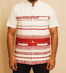 star silk weaving Sleeveless Woven Design Men & Women Jacket