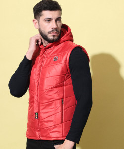 HEMLOCK Half Sleeve Solid Men Jacket