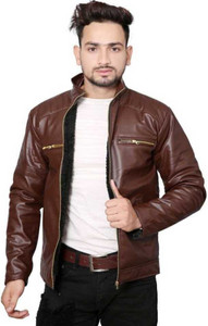 A S K Full Sleeve Solid Men Jacket