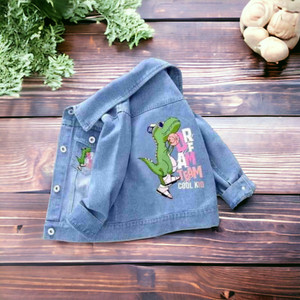 Mysha clothing Full Sleeve Solid Boys & Girls Denim Jacket