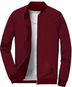 Leotude Full Sleeve Solid Men Jacket