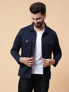 METRONAUT Full Sleeve Solid Men Denim Jacket