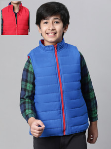 OXOLLOXO Sleeveless Animal Print Boys Jacket