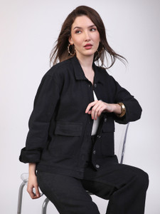 Urbano Fashion Full Sleeve Washed Women Denim Jacket