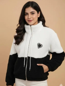 HARI OM FASHION Full Sleeve Printed, Colorblock Women Jacket