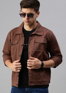 VOGATI 3/4th Sleeve Washed Men Denim Jacket