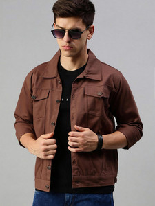 VOXATI Full Sleeve Solid Men Denim Jacket