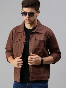 VOXATI Full Sleeve Solid Men Denim Jacket