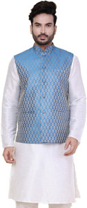W & G Sleeveless Printed Men Jacket