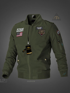 Azmani Full Sleeve Printed Men Jacket