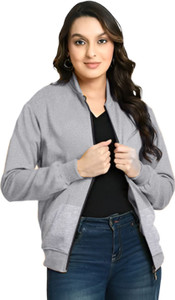 JUST ROAR Full Sleeve Solid Women Jacket