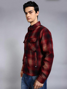 METRONAUT Full Sleeve Checkered Men Jacket