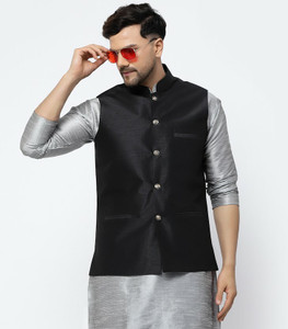 TS Lifestyle Sleeveless Solid Men Jacket